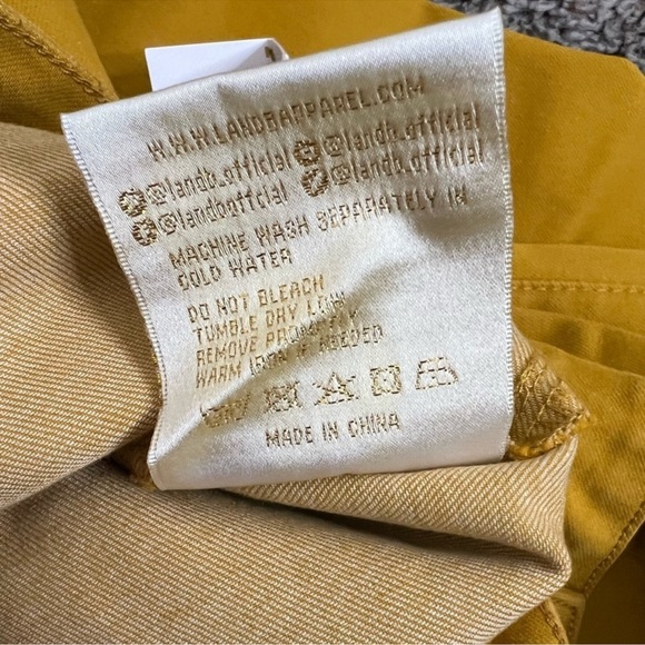 Home Folk Women's Mustard High Rise Flare Jeans - Picture 13 of 13